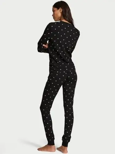 Victoria's Secret Thermal Pajama Set, Long Sleeve Shirt and Pants, Sleepwear for Women (XS-XXL) - 3