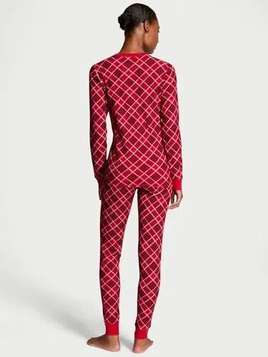Victoria's Secret Thermal Pajama Set, Long Sleeve Shirt and Pants, Sleepwear for Women (XS-XXL) - 2