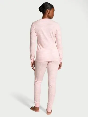Victoria's Secret Thermal Pajama Set, Long Sleeve Shirt and Pants, Sleepwear for Women (XS-XXL) - Victoria's Secret (1)