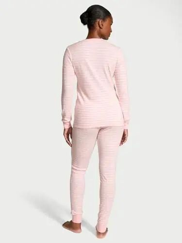 Victoria's Secret Thermal Pajama Set, Long Sleeve Shirt and Pants, Sleepwear for Women (XS-XXL) - Victoria's Secret (1)