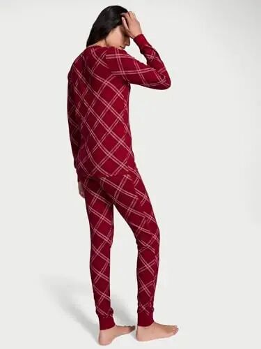 Victoria's Secret Thermal Pajama Set, Long Sleeve Shirt and Pants, Sleepwear for Women (XS-XXL) - VICTORIA'S (1)