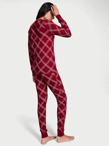 Victoria's Secret Thermal Pajama Set, Long Sleeve Shirt and Pants, Sleepwear for Women (XS-XXL) - 3