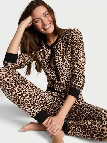 Victoria's Secret Thermal Pajama Set, Long Sleeve Shirt and Pants, Sleepwear for Women (XS-XXL) - VICTORIA'S (1)