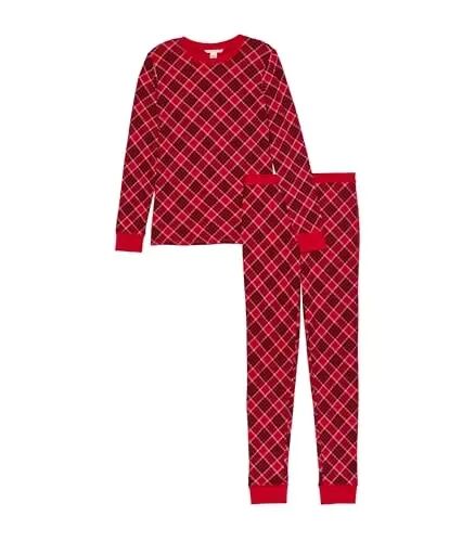 Victoria's Secret Thermal Pajama Set, Uzun qisma ko'ylak va shim, Ayollar uchun uyqu kiyimlari (XS-XXL) - 3