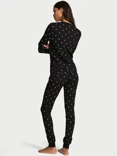 Victoria's Secret Thermal Pajama To'plami, uzun qisma ko'ylak va shim, ayollar uchun uyqu kiyimlari (XS-XXL) - 3