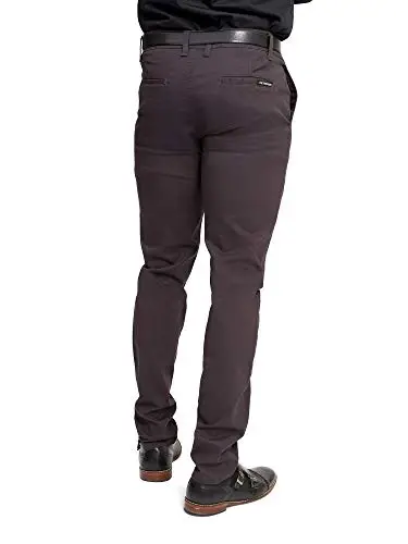 VICTORIOUS Men's Basic Casual Slim Fit Stretch Chino Pants - 2