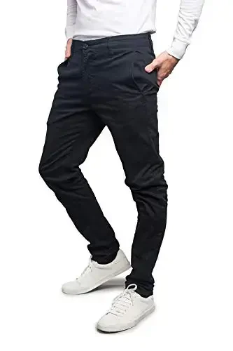 VICTORIOUS Men's Basic Casual Slim Fit Stretch Chino Pants - 2