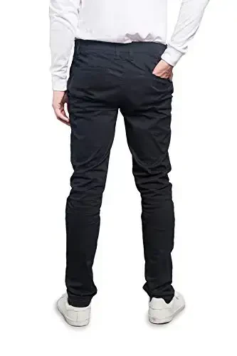 VICTORIOUS Men's Basic Casual Slim Fit Stretch Chino Pants - 3
