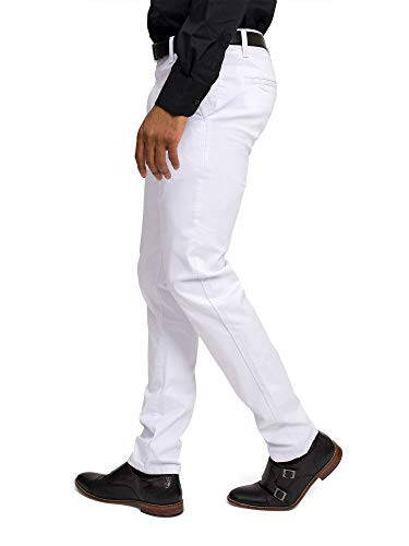 VICTORIOUS Men's Basic Casual Slim Fit Stretch Chino Pants - 3