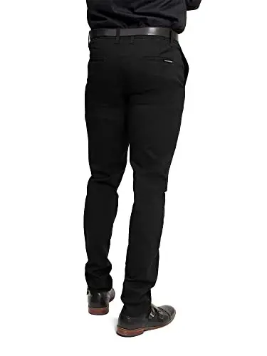 VICTORIOUS Men's Basic Casual Slim Fit Stretch Chino Pants - VICTORIOUS (1)