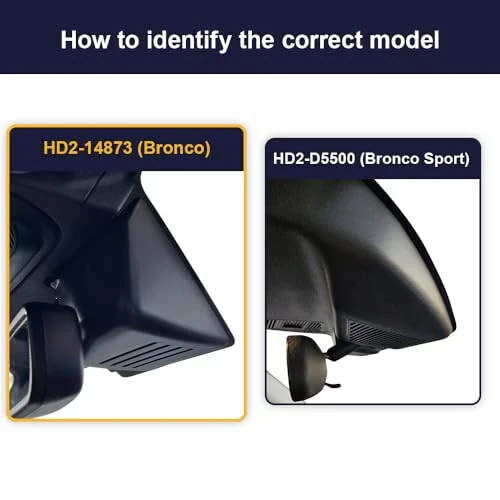 Видеорегистратор Fitcamx 4K для Ford Bronco 2021-2024 (Gen6), Базовая комплектация, 2 двери, 4 двери, Big Bend, Black Diamond & Raptor, OEM внешний вид, UHD 2160P видео, WiFi & приложение, Циклическая запись, G-сенсор, Подключи и играй, карта 64 ГБ - 6