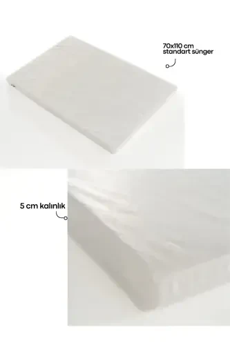 Viego 3 In 1 | Ona Yoni Park Karavot 6 Qismli Uyqu To'plami Yotoq | Allergiyaga qarshi-Jigarrang - 4