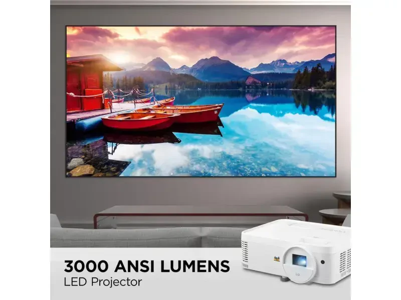 Viewsonic LS510WH-2 3000 Люмен WXGA Лазерный проектор с широким цветовым охватом и 360-градусной ориентацией для бизнеса и образования - 2