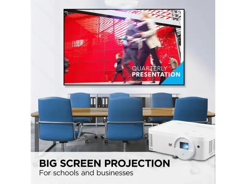 Viewsonic LS510WH-2 3000 Люмен WXGA Лазерный проектор с широким цветовым охватом и 360-градусной ориентацией для бизнеса и образования - 3
