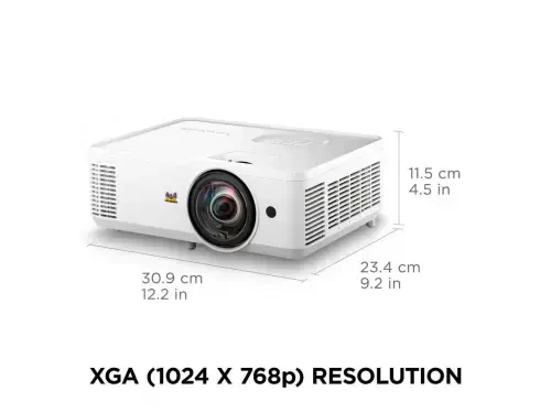 ViewSonic PS502X 4000 люмен XGA HDMI проектор с коротким фокусным расстоянием для образования и офиса - 5