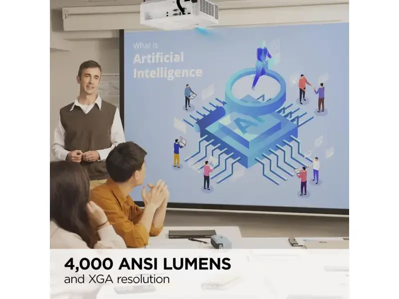 ViewSonic PS502X 4000 Lumens XGA HDMI Short Throw Projector for Education and Office - 2