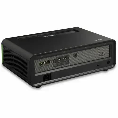 ViewSonic X1-4KPRO, Xbox bilan mos keladigan Google TV va Netflix o'rnatilgan, 2500 lyumen, Vertikal va Gorizontal Keystone, 4 Burchakni Sozlash, Aqlli Uy Teatri uchun 1,3x Optik Zoom - Yuqori Dinamik - 1