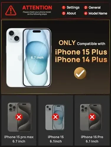 Vihibii iPhone 15 Plus/iPhone 14 Plus uchun hamyon g‘ilofi, o‘rnatilgan karta ushlagichi (4 ta karta), [RFID blokirovka] va sirg‘ali kamera qopqog‘i, harbiy darajadagi tushishdan himoya, TPU yumshoq qirrali hamyon telefon g‘ilofi, yashil - 2