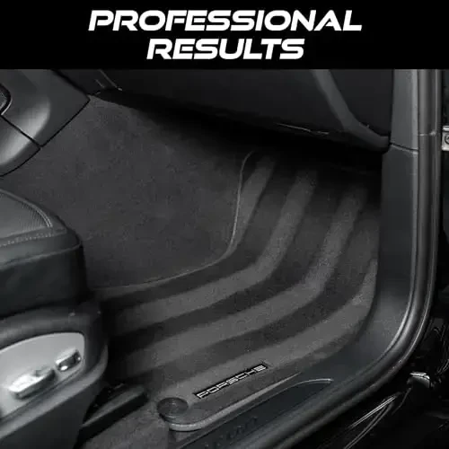 VIKING Carpet Cleaning Brush, Scrub Brush for Floor Mats, Cleaning Brush for Car Interior and Home, Black and Blue, 8.3 inch x 2.5 inch - 5