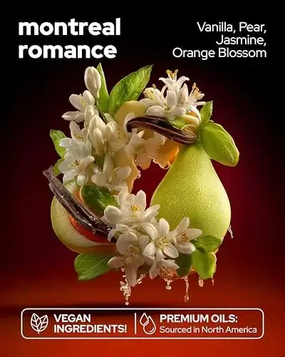 Vilicci Avtomobil Havo Tozalagichi | Hashamatli Avto Atir | Premium Osilgan Havo Tozalagich | Avto va Uy uchun Uzoq Muddatli Xushbo'ylik | 1 shisha Avtomobil Hidi (1 Dona (1 Paket), Monreal Romantikasi) - 2