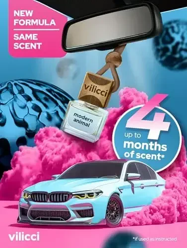 Vilicci Car Air Freshener, Modern Animal Scent, Luxurious Car Fresheners, Premium Car Hanging Air Freshener, Long Lasting Fragrance for Auto and Home, 1 Bottle of Car Perfume - 2
