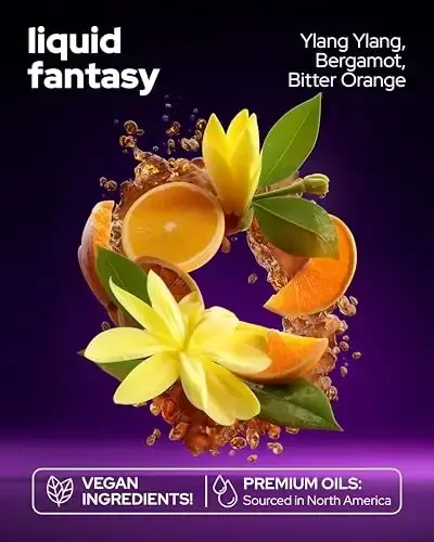 Vilicci Liquid Fantasy avtomobil havo tozalagichi – Uzoq muddatli avtomobil diffuzeri | Tetiklantiruvchi va hidni yo'q qiluvchi avtomobil parfyumi | Vegan va shafqatsiz bo'lmagan yog'li ingredientlar | 120 kungacha davom etadi - 2