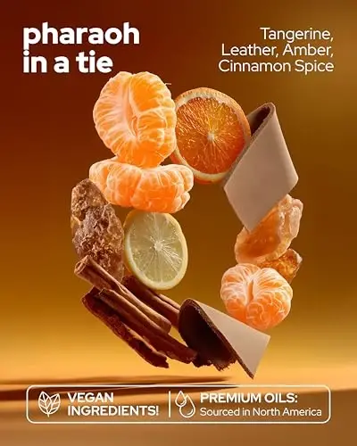 Vilicci Pharaoh in a Tie Car Air Freshener | Long lasting Car Diffuser | Vegan & Cruelty-free Auto Perfume | Hanging Car Air Freshener - VILICCI (1)