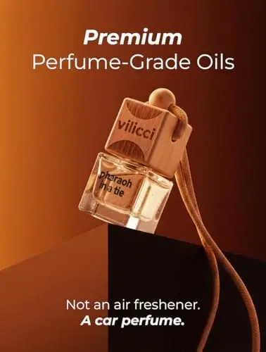 Vilicci Pharaoh in a Tie Car Air Freshener | Long lasting Car Diffuser | Vegan & Cruelty-free Auto Perfume | Hanging Car Air Freshener - 4