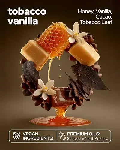 Vilicci Tobacco Vanilla Car Air Freshener – Premium Auto Perfume & Car Diffuser | Sophisticated & Timeless Scent | Long-Lasting Up to 120 Days | Odor Eliminating | Vegan, Cruelty-Free Car Perfume - 4