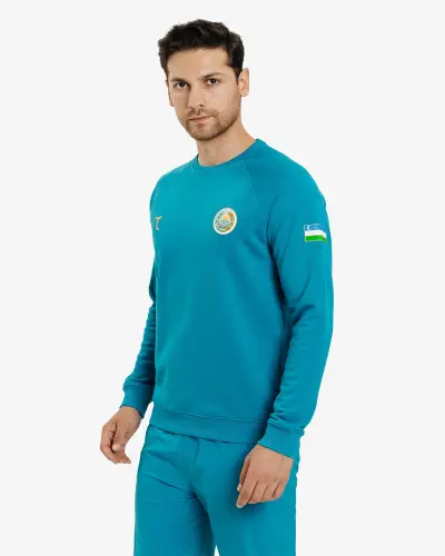 VILLAGE OLYMPIC Sweatshirt - HARBOR BLUE - 7SABER (1)