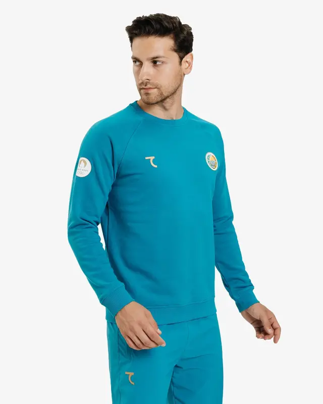 VILLAGE OLYMPIC Sweatshirt - HARBOR BLUE - 7SABER