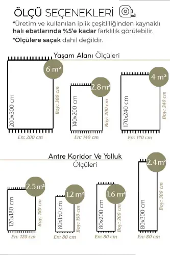 Vime 02 Natural Jüt Xalı Yo'lak El To'quv Jüt Kilim Hasır Xalı Dekor Otantik Xalı Bohem El Xalısı-Natural2 - 3