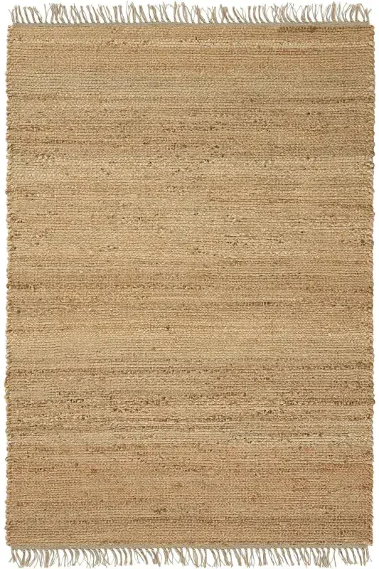 Vime 02 Natural Jute Rug Runner Hand Woven Jute Kilim Straw Rug Decor Authentic Carpet Bohemian Handmade Rug-Natural2 - 1