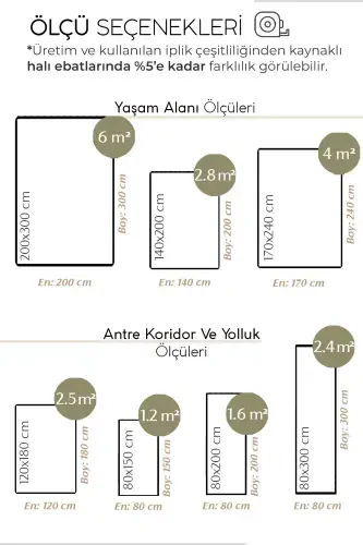 Vime 06 Natural Jüt Halı Yolluk El Dokuma Jüt Kilim Hasır Halı Dekor Otantik Halı Bohem El Halısı-Natural 6 - 4