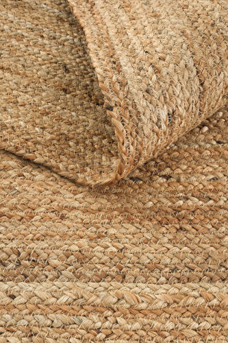 Vime 10 Natural Jute Rug Runner Handwoven Jute Kilim Straw Rug Decor Authentic Rug Bohemian Handwoven Rug - 17