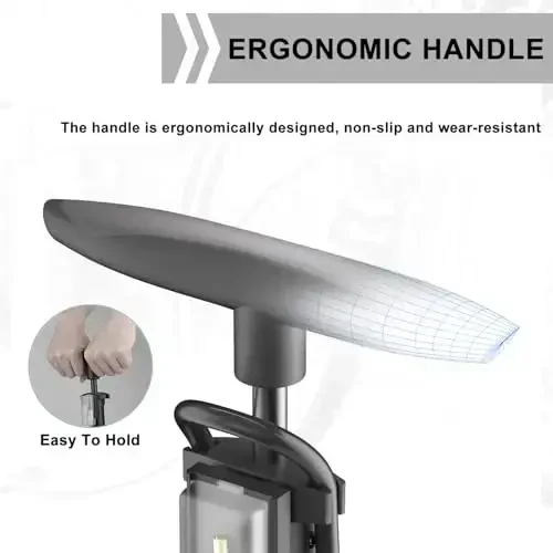 VIMILOLO Велосипедный насос, напольный насос для велосипеда с манометром для клапанов Presta и Schrader, портативные насосы для шин для мячей, велосипедные насосы - 4