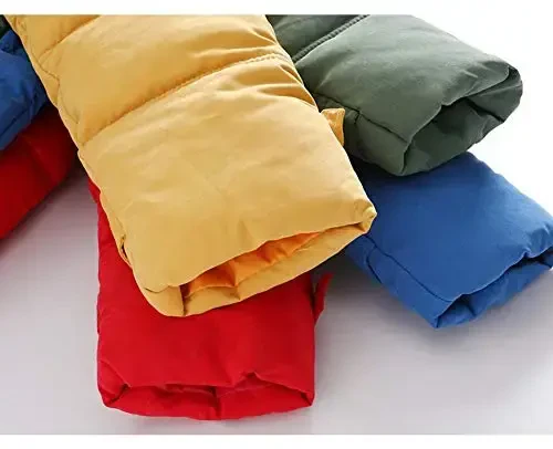 Vinmin Kids Winter Latest Thicken Hooded Jacket Warm Quilted Coat Casual Outdoor Cool Cute for Boys Girls Autumn Spring - 3