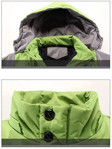 Vinmin Latest Boys Thicken Fleece Hooded Jacket Warm Quilted Coat Outdoor Cool Cute Fashion for Winter Autumn Spring - 4