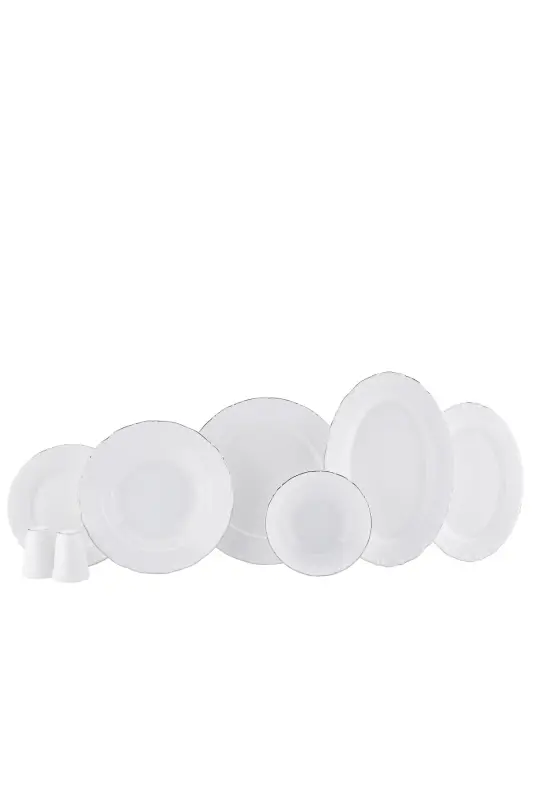 Vinta Collection 55-Piece Dinner Set Platinum - KORKMAZ