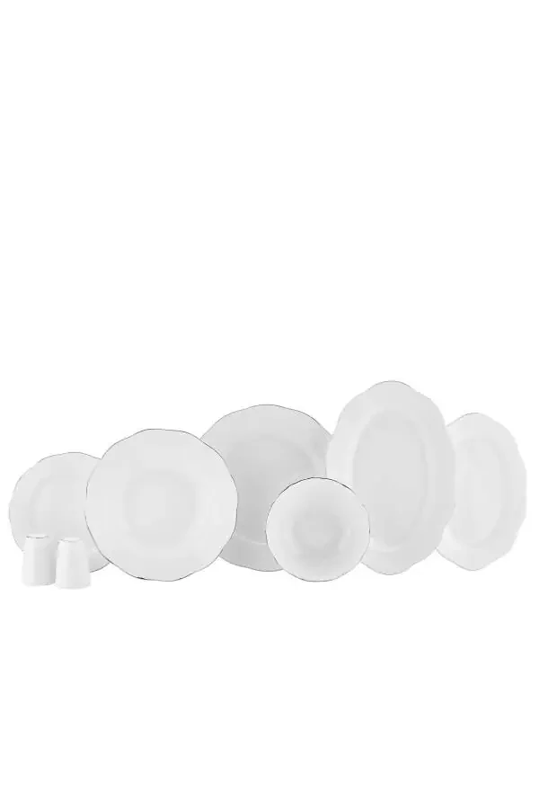 Vinta Collection 55-Piece Dinner Set Platinum - 5