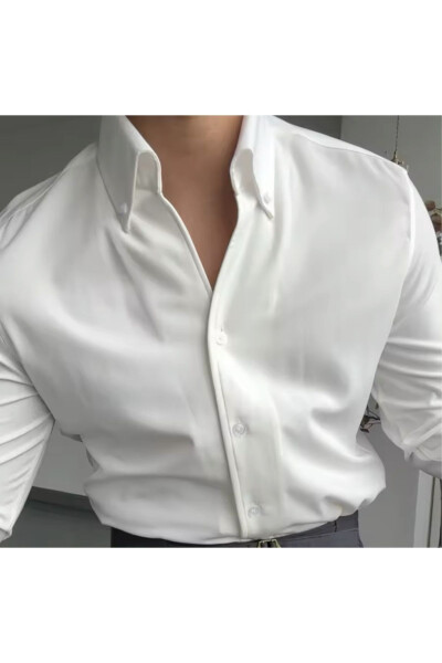 Vintage American Collar Shirt Old Money Iron-Free - 10