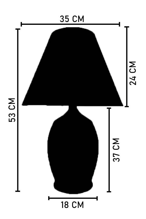 Vintage Ceramic Lampshade Large Ecru-Conical Ecru - 3