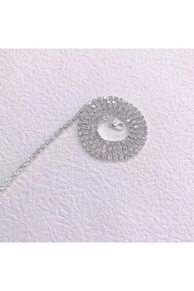 Vintage Crystal Stone Hair Decoration Chain - Modazone (1)