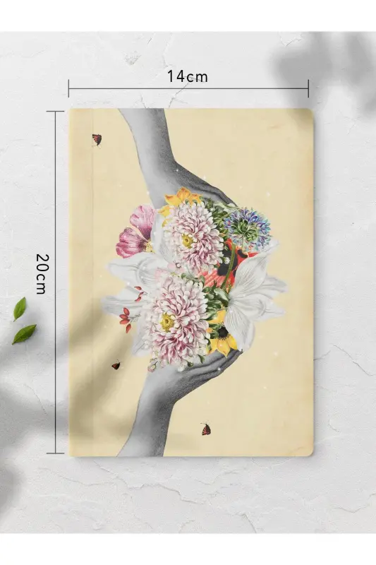 Vintage Defter Seti - 4 Adet - 14cm 20cm - 64 Sayfa - Çizgisiz-Vintage - 5