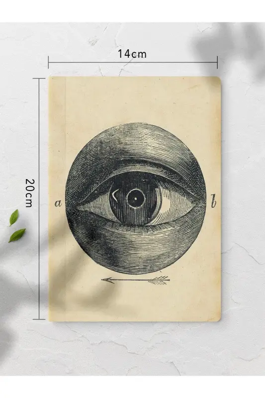 Vintage Defter Seti - 4 Adet - 14cm*20cm - 64 Sayfa - Çizgisiz-Vintage - 6