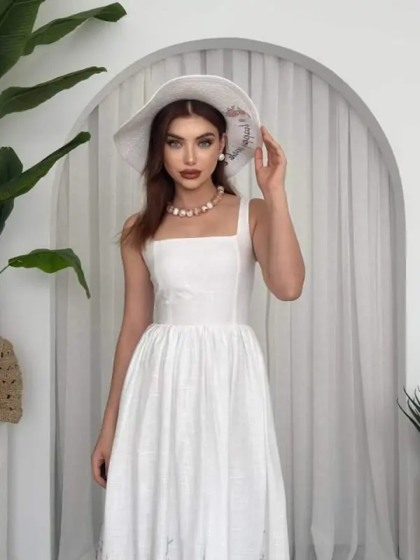 Vintage Floral Dress - BÜYÜKBEDENIZ