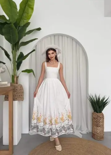 Vintage Floral Dress - 3