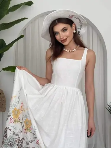 Vintage Floral Dress - 4