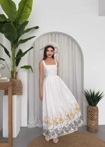 Vintage Floral Dress - 7