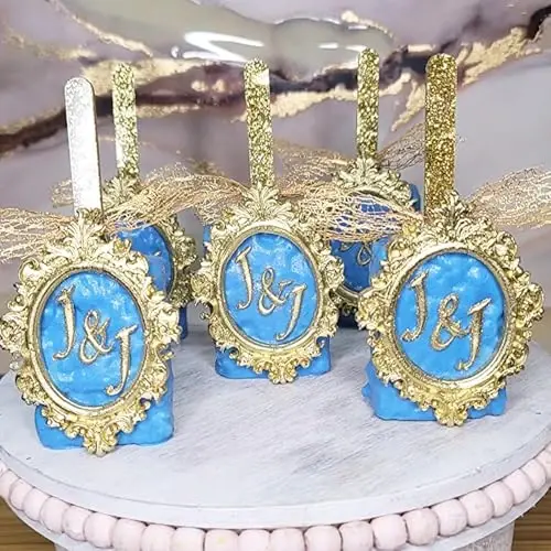 Vintage Frame Silikon Qoliplar Barokko Foto Ramka Shokoladli Fondant Qoliplari Dekorativ Oval va To'rtburchak Shakllar, 4 qismli to'plam, Binafsha, Tort bezash uchun Kek Topper Gum Pasta Konfet Polimer Loy - 4